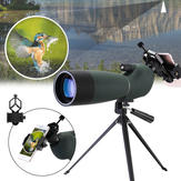 LUXUN 25-75x70 Ζουμ Μονόκουλο HD BAK4 Οπτικό Τηλεσκόπιο για παρατήρηση πουλιών + Τρίποδο + Κάτοχος τηλεφώνου
