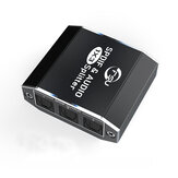 FSU Optical Fiber Audio Switcher 1-in-3-out-Audio-Splitter-Adapter S-PDIF & Audio-Schalter Für HD TV-Computermonitor