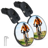 BIKIGHT 1 par de espejos retrovisores para bicicleta ajustables a 360 grados, espejo de manillar de bicicleta para ciclismo al aire libre.