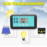 تحكم الطاقة الشمسية متماسكة بوظيفة شاشة LCD للمراقبة الدقيقة مع حماية متعددة تحكم شحن الطاقة الشمسية