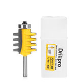 Фрезерный станок Drillpro T-слот Finger Joint с пазом для пальцев длиной 1/2 или 1/4 дюйма с обратимым хвостовиком для резки дерева