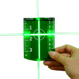 Czerwona Zielona Karta Docelowa dla Lasera Poziomującego Czerwonego Zielonego Lasera