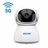 ESCAM PT201 1080P Câmera IP 2.4G 5G WIFI PT Auto Tracking Armazenamento em nuvem Câmera bidirecional de visão noturna inteligente