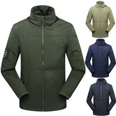 Mens Outdoor Activity Sports Waterproof Windproof Fleece Warm Jacket