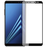 Zachte gebogen rand gehard glazen telefoon schermbeschermer voor Samsung Galaxy A8 Plus 2018