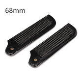 Dynam 68mm Carbon Fiber Tail Blade for 500 Helicopter Pro.0681