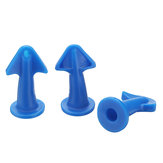 Effetool 3pcs Silicon Sealant Nozzle Plus Scrapers Set Trowel Nozzle Plus Silicone Caulking Tools