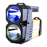 WARSUN D398 Blue Light Fishing Wiederaufladbare Taschenlampe 40m² High Lumen Leistungsstarke LED Taschenlampe