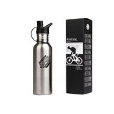 Botella de agua de acero inoxidable para ciclismo al aire libre