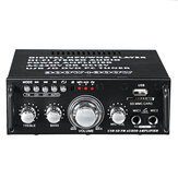 AV-263BT 2x300W 110-220V усилитель звука с Bluetooth, эквалайзером, стерео-усилителем, поддержкой 2CH AUX USB FM SD HIFI цифрового радио для автомобиля и дома