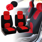 Universal Fabric Car Seat Cover and Headrest Cover Kit for Removable Headrest Car Model
