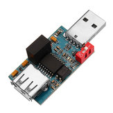 Isolador USB Optoacoplador USB para USB Módulo de isolamento com placa de proteção Acoplamento ADUM3160 Tensão de isolamento 2500V