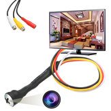 Telecamera nascosta miniatura HD 800TVL a colori CCTV con lente a spillo da 3,7 mm per video audio fai da te
