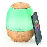BlitzWolf® BW-FUN3 Wi-Fi Essential Oil Difusor Humidificador ultrasónico de aromaterapia Control de la aplicación Amazon Alexa Google Home Control con 7 Colorful Light