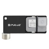 PULUZ PU526B Mobile Phone Gimbal Switch Mount Plate Adapter Handheld Stabilizer Clamp Compatible for GoPro HERO 9 Black/HERO 8 Black