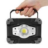50 W COB LED USB Trabalho Luz À Prova D 'Água 4 Modos de Holofote Holofotes Lanterna de Emergência de Acampamento Ao Ar Livre