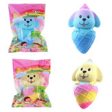 Vlampo Squishy Dog Puppy Ice Cream 16cm Jumbo Licensed Slow Rising With Packaging Collection Gift Soft Toy