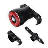 Smart Brake Sensing Bicycle Taillight Type-C USB Rechargeable Aluminum Alloy Optical Intelligent Bike Light BTM Bike Taillight