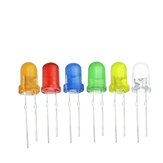 600 stuks/lot 5mm LED-diode 5 mm Assortimentsset Wit Groen Rood Blauw Geel Oranje DIY Lichtgevende Diode