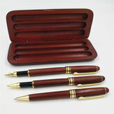 3Pcs Pen in Box 1pc Fountain Pen 1pc Signing Pen 1pc Ballpoint Pen For Office & School Supplies