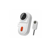 Câmera de Ação Caddx Peanut Wifi 2.5k Gravação de 30 min Carregamento Magnético de 27g Câmera Esportiva FPV para Drone RC