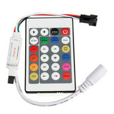 Mini 24Keys IR remoto Controlador para WS2811 WS2812 WS2812B LED Strip Light DC5-24V