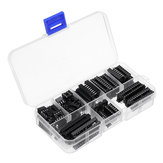 66 Stks DIP IC Sockets Adapter Soldeersel Socket Kit 6,8,14,16,18,20,24,28 Pins