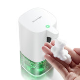 BlitzWolf® BW-FD2 Distributeur automatique de savon en mousse 300 ml Capteur infrarouge à champ proche IPX4 Distributeur de savon liquide étanche pour cuisine, salle de bain