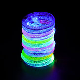 12Pcs / lot Luminous Bracelet Party Toy Aniversário Decoração 6 Cores 