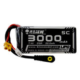 ALIEN MODEL 7.4V 3000mAh 2S1P 5C Lipo Battery for Fatshark HDO DJI Goggles