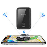 Localizador GPS Mini GF09 con control remoto de la aplicación para dispositivos anti-perdida para vehículos/ninos/anancias, ubicacion de precision WiFi LBS AGPS, historial de seguimiento de vehiculos y alarma