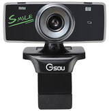 GSOU B18s USB 2.0 HD 12 Megapixel Webcam Free Drive Computerkamera mit Mikrofon MIC
