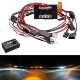 7PCS 8Leds LED Light kit Set Freio Turn Signal para 2.4G 1/10 RC Peças Acessórios para carros