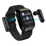 Bakeey S300 Wireless Earphone Full Touch Wristband Continuous Blood Pressure Oxygen Monitor Smart Watch