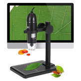Microscopio digitale USB da 2MP con boroscopio a ingrandimento 1600X, telecamera e sostegno a 8LED