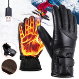 4-Modes Control USB Plug Electric Heated Gloves Touchscreen Winter Hands Warmer Thermal Glove Windproof For Skiing Cycling Motorcycles
