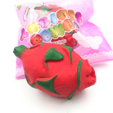 SanQi Elan Squishy Pitaya Dragon Fruit Tropical Gelicenceerd Slow Rising Original Packaging Collection Decor Toy