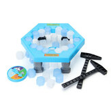 FUNTOKペンギンアイスキッズ​​パズルゲームのブレイクアイスブロックを保存するHammerトラップパーティーのおもちゃは、氷のブリーフを似て  