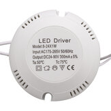 AC180V-260V 8-25W LED Fonte de alimentação do driver para lâmpada de teto