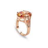 Italina Zirkoon Stenen Geometrische Vinger Ring 18K Rose Gouden Plated