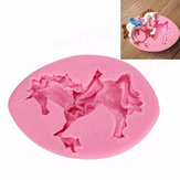 Carousel Unicorn Horse Fondant Mold Silicone Mould Cake Decorating Tool