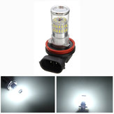 H8 3014 48SMD LED Car Putih Fog Light Bulb Headlight DRL 600LM 4.8W