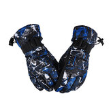 Профессиональная ветрозащитная водоотталкивающая лыжная перчатка с холодостойкостью до -30° для зимней езды на велосипеде