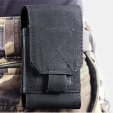Funda de almacenamiento de cintura táctica al aire libre para estuche de bolsillo para teléfonos inteligentes de menos de 6 pulgadas