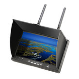 Eachine LCD5802D 5802 5.8G 40CH Monitor FPV da 7 pollici con DVR e batteria integrata per droni a lunga distanza