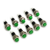 Wendao DS-316 250V 1A 10mm Self-resetting OFF/ON Switch Push Button No Lock 10pcs