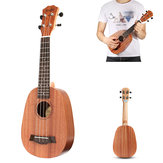 21 Zoll Sopran Pinapple Mahagoni Ukulele mit 4 Saiten, Mini-Gitarre für Kinder, Geschenk