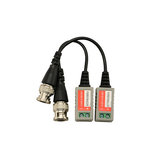 2Par HD 720P/1080P AHD HDCVI HDTVI Conector BNC a UTP Cat5/5e/6 Video Balun Transceptores Pasivos Transmisor 200m 2N22