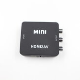 1080P HDMI naar AV-adapter HD video composiet converter box HDMI naar RCA AV/CVSB L/R video Mini HDMI2AV ondersteunt NTSC PAL