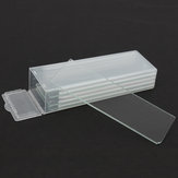 5pcs Single Concave Microscope Glass Slides Reusable Laboratory Blank 1mm